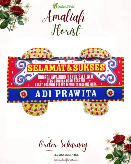 Papan Bunga Ucapan Selamat Lebengjumuk